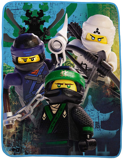 Franco Kids Bedding Throw, 46" x 60", Lego Ninjago