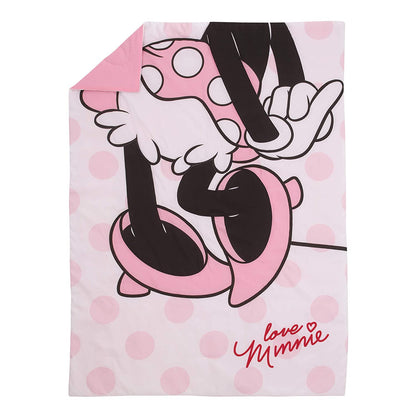 Disney Minnie Mouse - 4 Piece Toddler Bedding Set