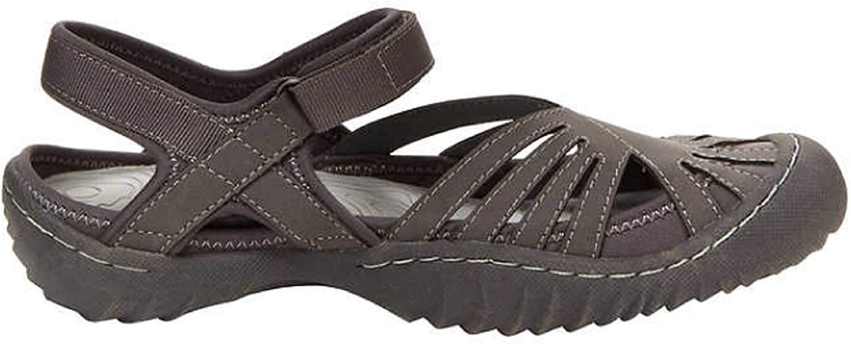 JSport by Jambu JBU Ladies' Poppy Sandal (Grey, Numeric_9)