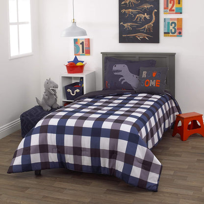 Everything Kids Bedding Super Soft Microfiber Comforter & Sham Set, Twin Size 68" x 88"