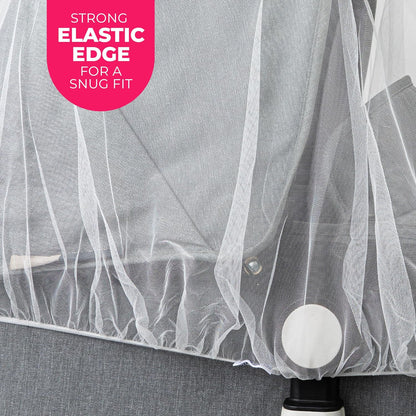 Todays Kids Baby Stroller Net - Breathable Mesh & Multi-Use Bassinet Stroller Cover - Baby Travel Gear for Strollers, Bassinets, Cradles, Playards, & Pack N Plays