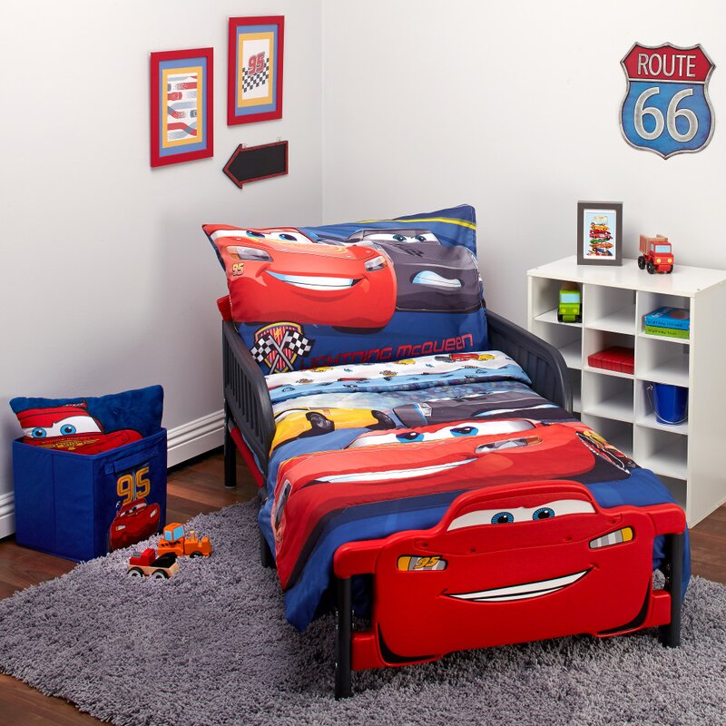 Disney Cars 3 Top Speed 4 Piece Toddler Bedding Set