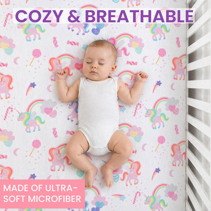 Today's Kids 1-Pack Monster Truck Fitted Baby Crib Sheet Boy - Soft & Breathable Printed Nursery Toddler Bed Sheets for Boys, Elastic Edge with Deep Pockets, Machine Washable, Fits 28" x 52" Mattress