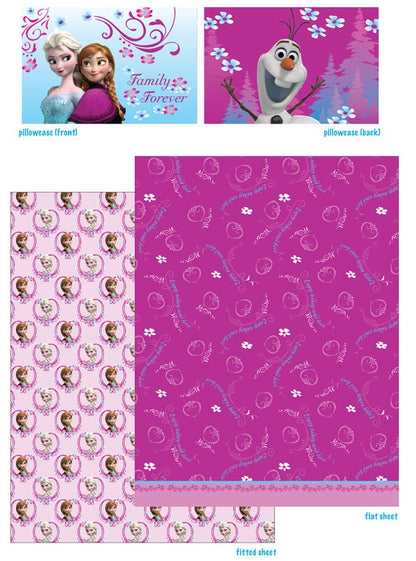 Frozen CORONATION DAY Twin Sheet Set
