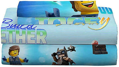 Franco Lego Movie 2 Full Size Sheet Set in Blue