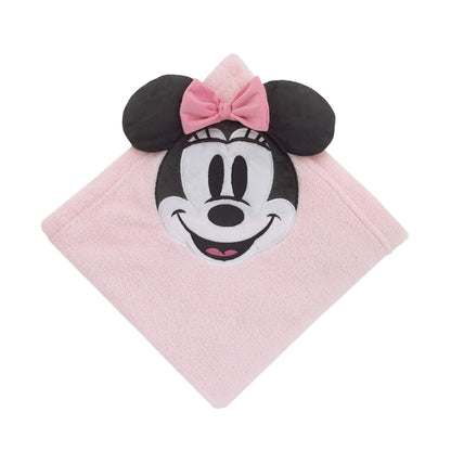 Disney Minnie Mouse Super Soft Baby Blanket with Corner Applique 3D Ears & Bow