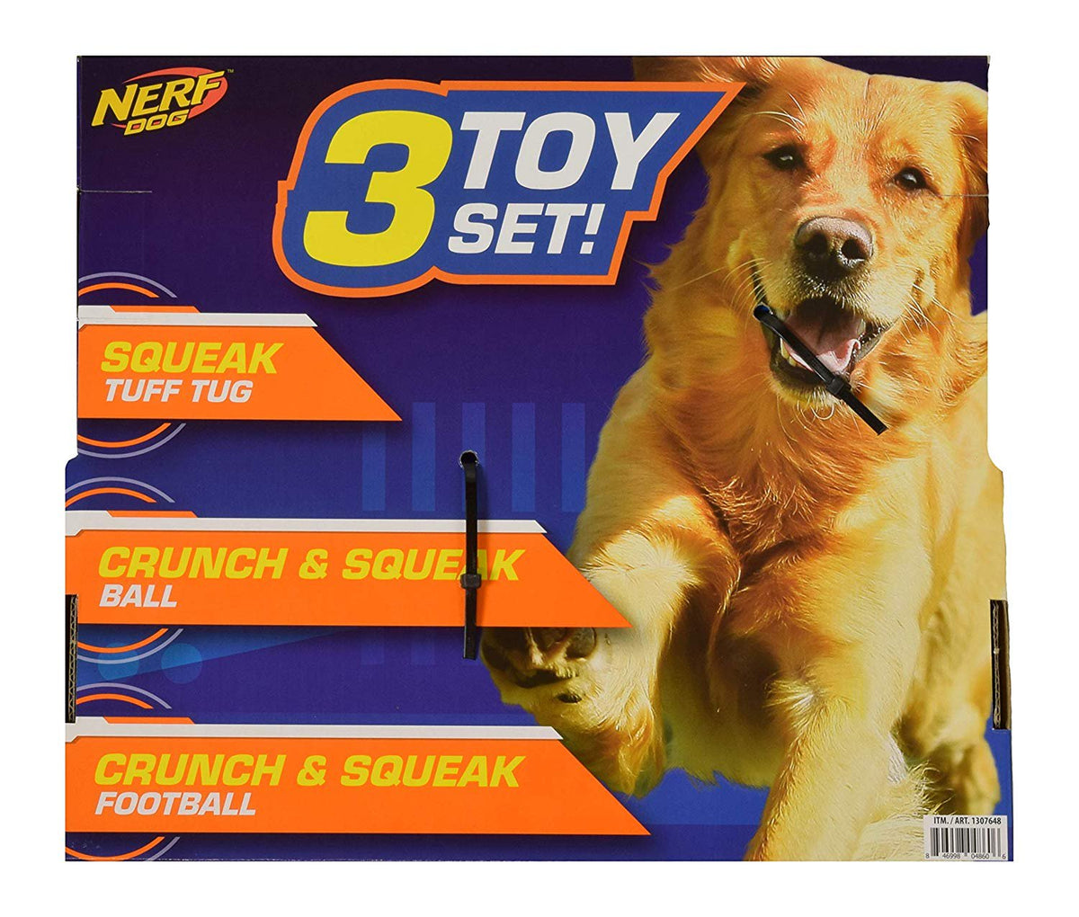 Nerf Dog Assorted Toy Set, 3-Count