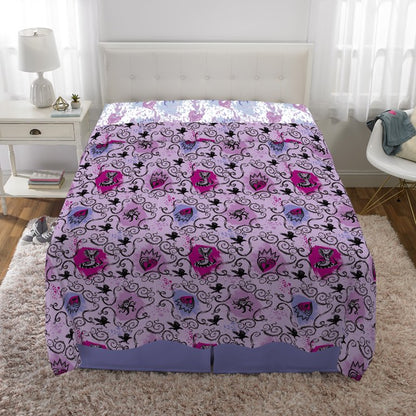 Disney Descendants 3 - 5 Piece Full Comforter and Sheet Set
