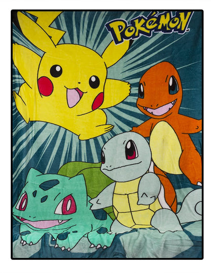 Pokémon, "We Choose" Silk Touch Throw Blanket, 40" x 50", Multi Color