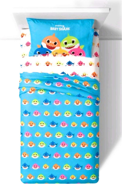 Baby Shark Twin Size Sheet Set