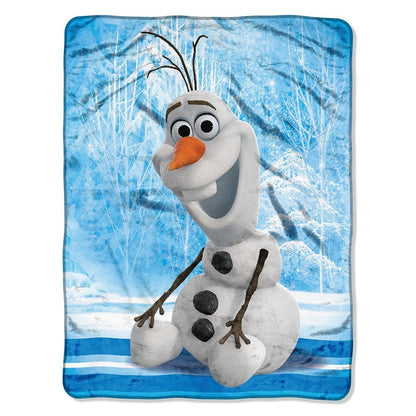 Frozen, Frozen Land Raschel Throw Blanket