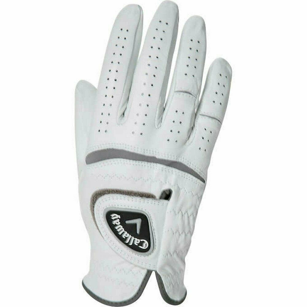 Callaway Men's Leather Golf Glove 4-pack: Right and/or Left Handed (Small, left)
