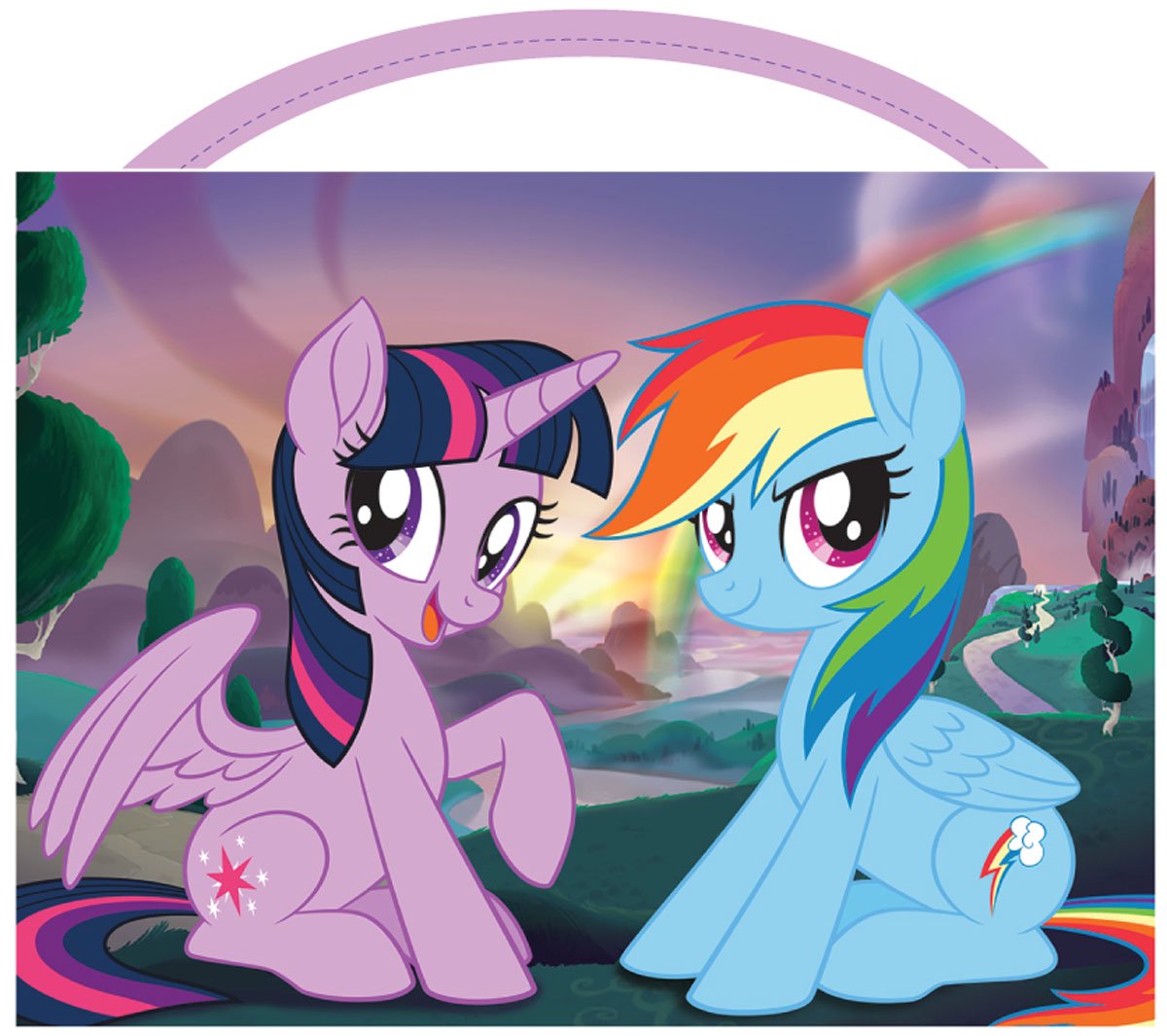 My Little Pony 12" x 16" Kids Pillow with Handle and Pouch