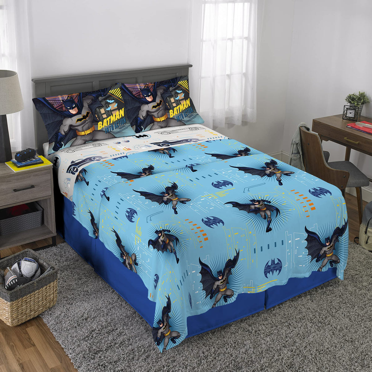 Franco Kids Bedding Batman Full Size Sheet Set