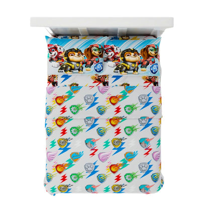 Franco Kids Paw Patrol 2 The Movie 4 Piece Full Size Sheet Set