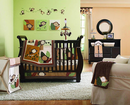 Carter's Monkey Bars 4 Piece Crib Bedding Set (Discontinued by Manufacturer)