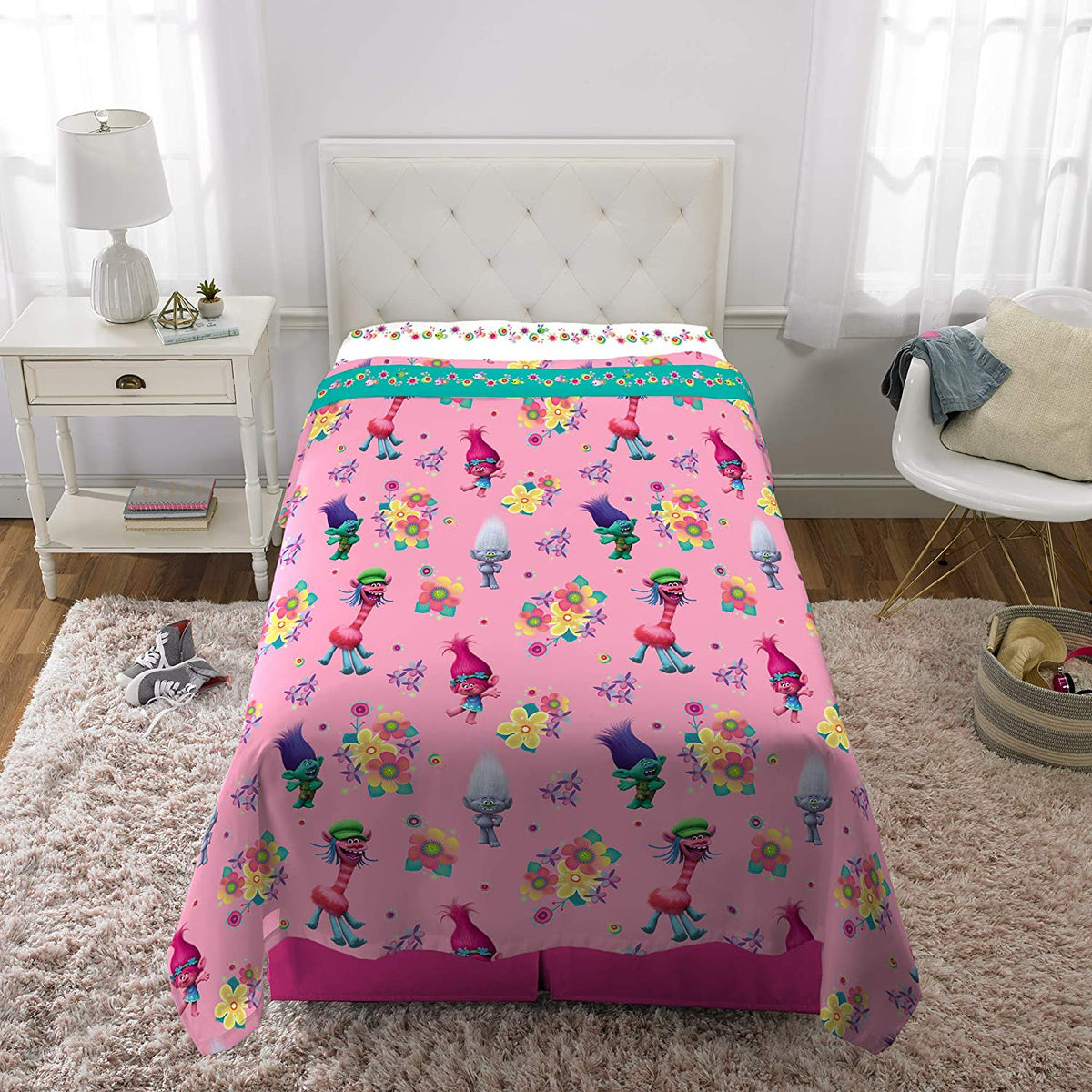 Trolls DreamWorks Life Twin Size Sheet Set