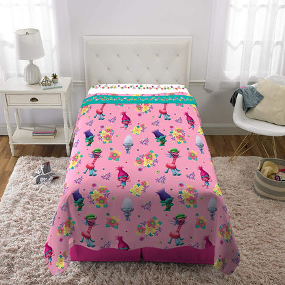 Trolls DreamWorks Life Twin Size Sheet Set