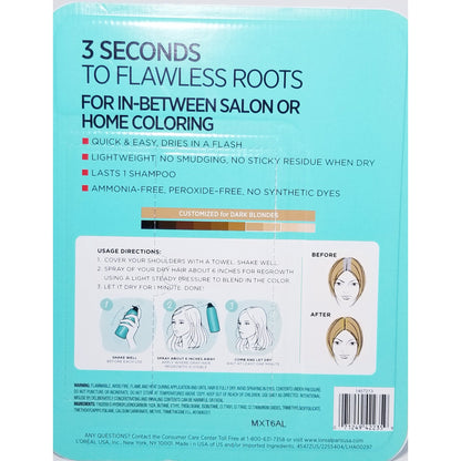 L'Oreal Magic Root Cover Up Dark Blonde, 2 Ounce Pack Of 3