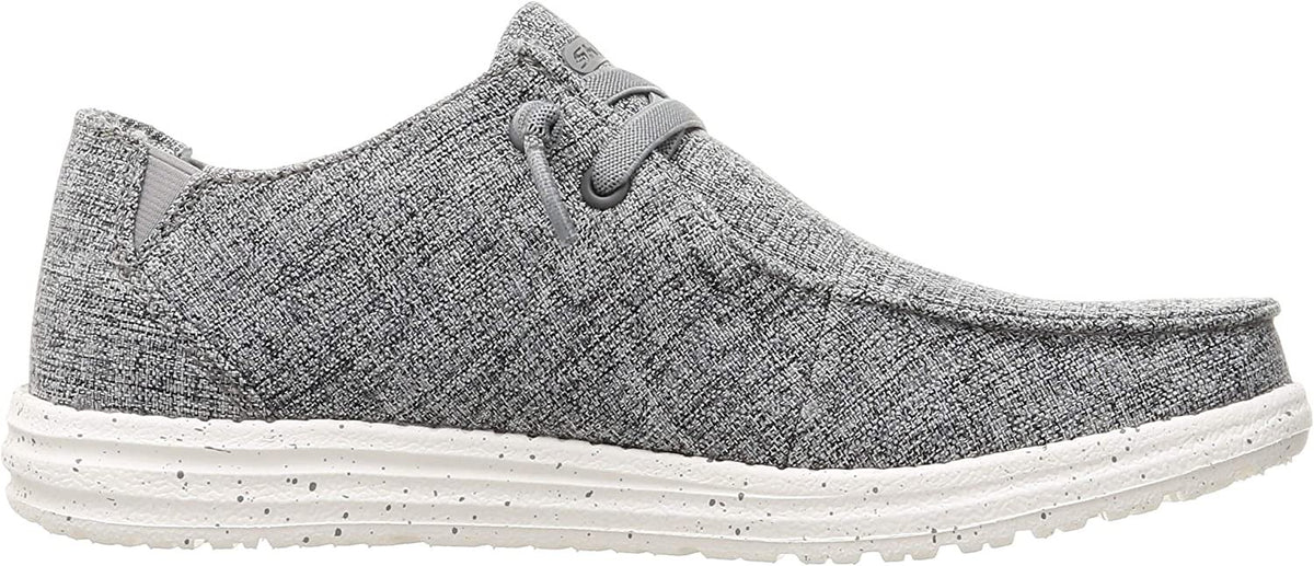 Skechers Melson Mens Relaxed Fit Slip-on Loafers - Chad Grey