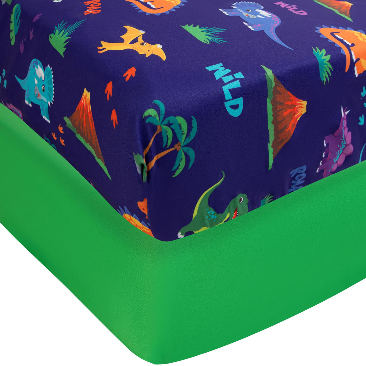 Today's Kids 1-Pack Monster Truck Fitted Baby Crib Sheet Boy - Soft & Breathable Printed Nursery Toddler Bed Sheets for Boys, Elastic Edge with Deep Pockets, Machine Washable, Fits 28" x 52" Mattress