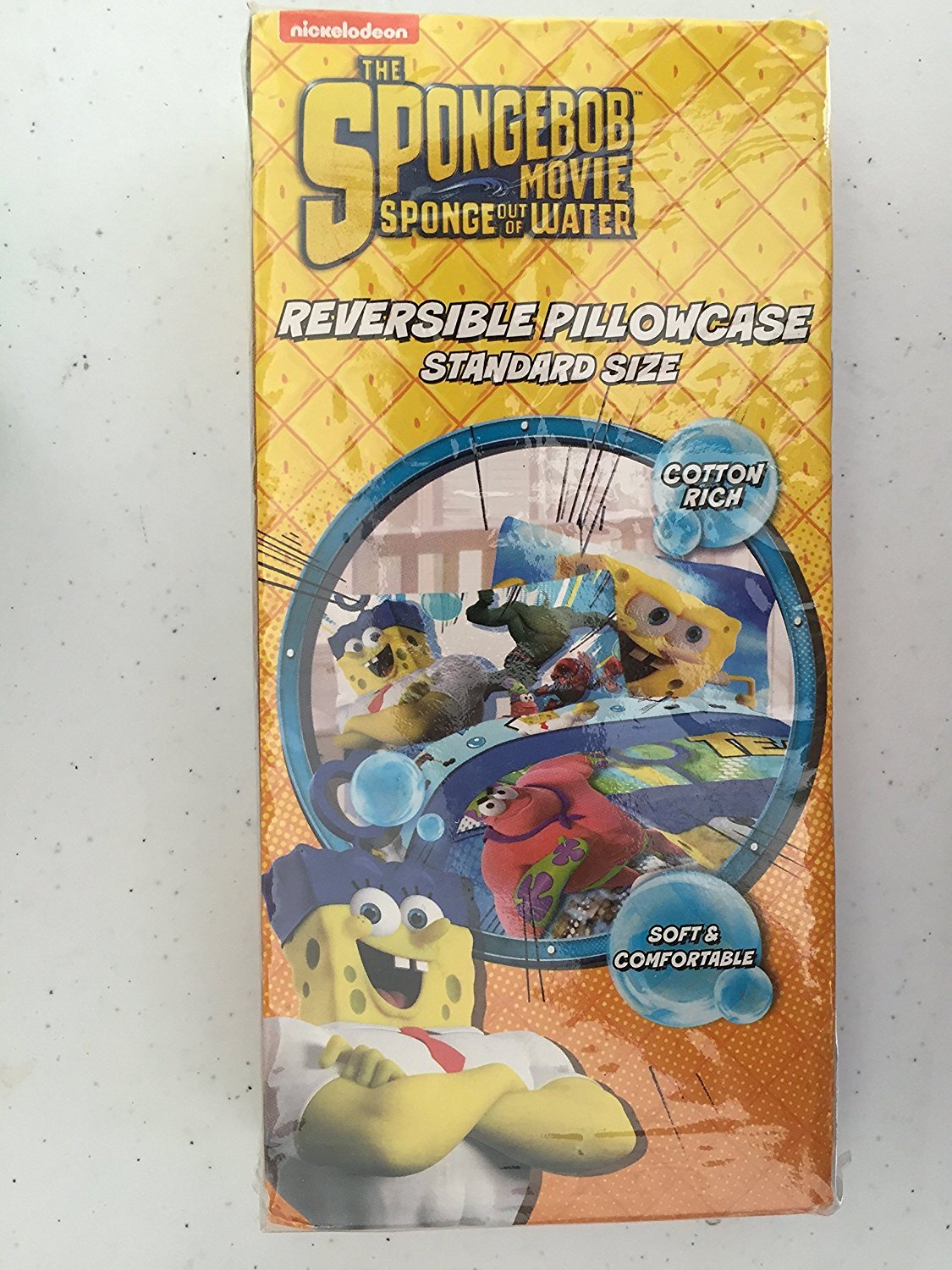 SpongeBob SquarePants Reversible Standard Pillowcase