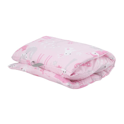 Everything Kids Pink Fox Deluxe Easy Fold Nap Mat
