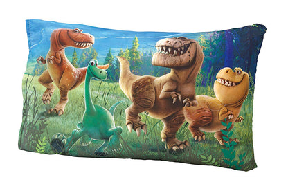 Disney Good Dino Arlo & Friends 4 Piece Toddler Bedding Set, Blue, Green, Tan