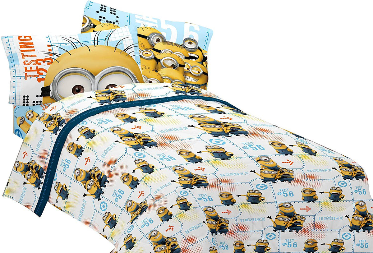 Universal MB440C Minions Testing 1234 Microfiber Sheet Set, Full