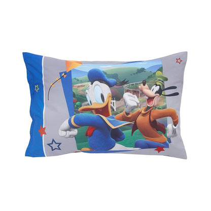Disney Mickey Mouse Having Fun 2 Piece Toddler Sheet Set
