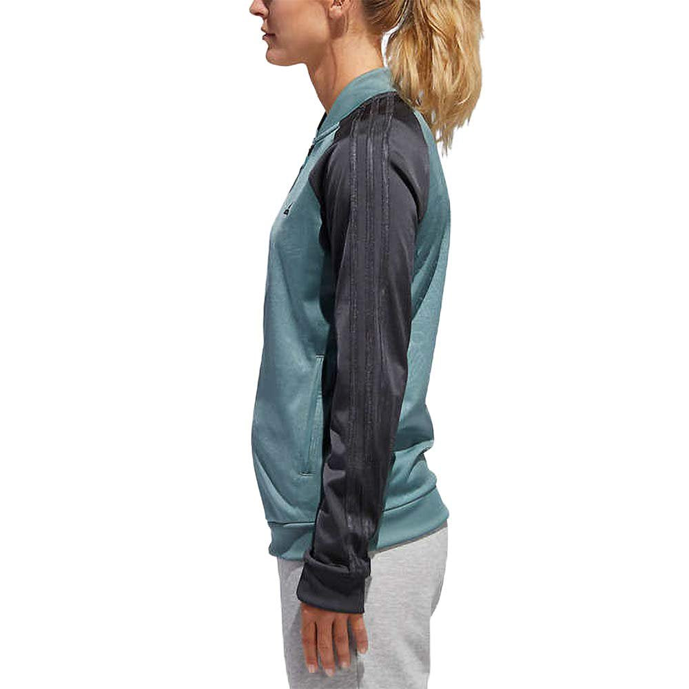 adidas Womenâ€™s Embossed Print Track Jackets Full-Zip Climalite Jacket