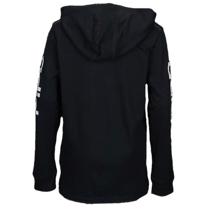 adidas Youth Boy's Logo Lite Long Sleeve Hooded Pullover Shirt