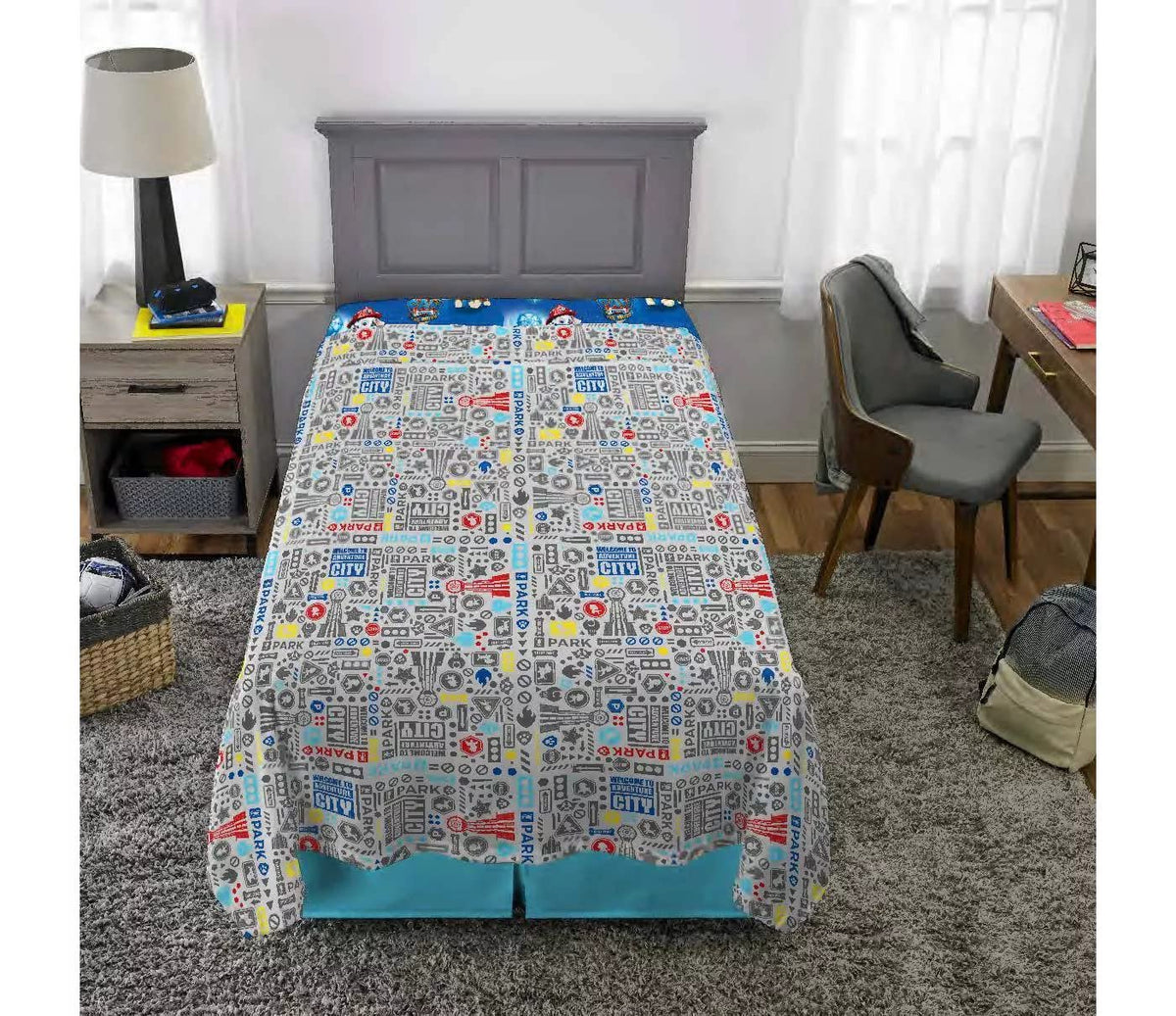 Franco Kids Paw Patrol 3 Piece Twin Size Sheet Set
