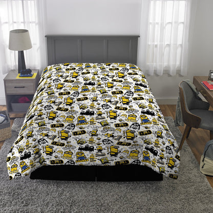 Franco Minions Kids Comforter and Sham, 2-Piece Set, Twin/Full