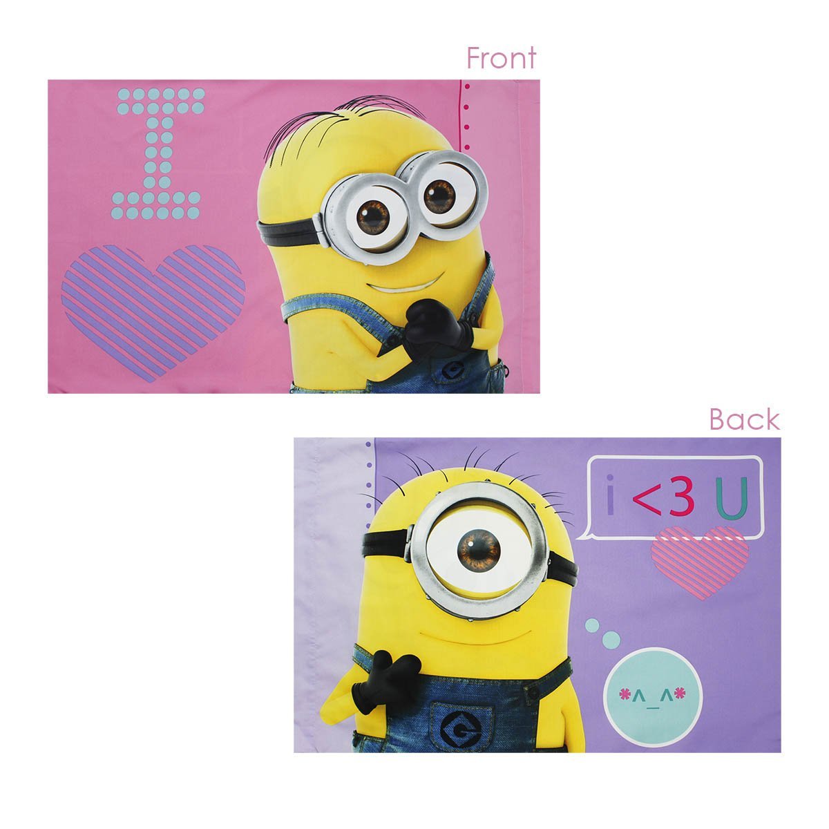 Universal Despicable Me Minions Bed Sheet Set Pink Way 2 Cute Bedding Accessories