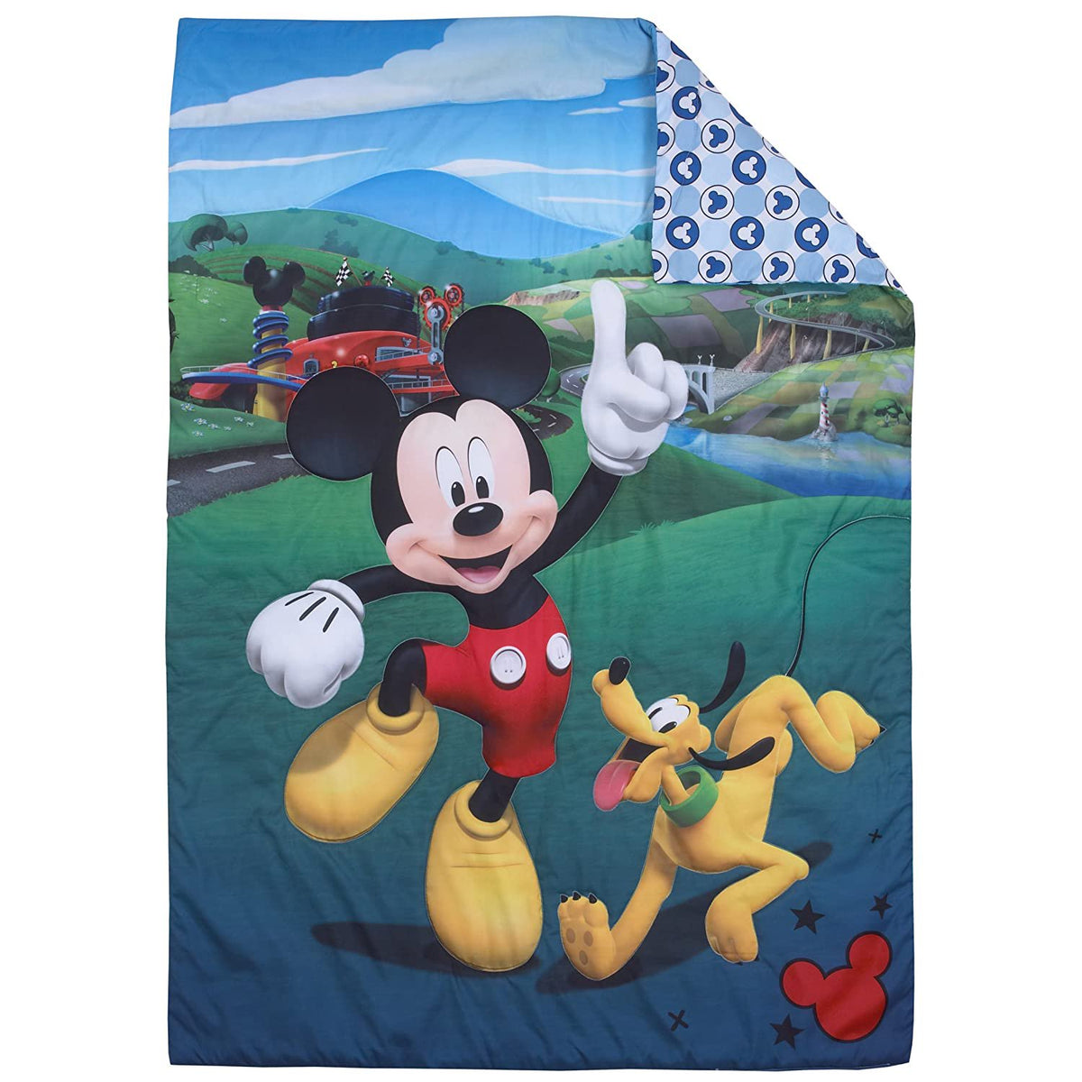 Disney Mickey Mouse Playhouse 4 Piece Toddler Bedding Set