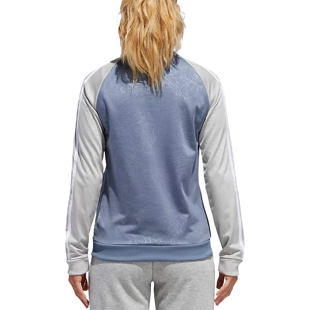 adidas Womenâ€™s Embossed Print Track Jackets Full-Zip Climalite Jacket