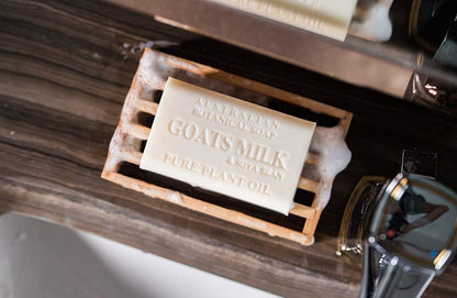 Australian Botanical Soap Bars , Goat's Milk with Soya Bean Oil Pure Plant Oil Soap, 6.8 oz. 193g Bars - 8 Count