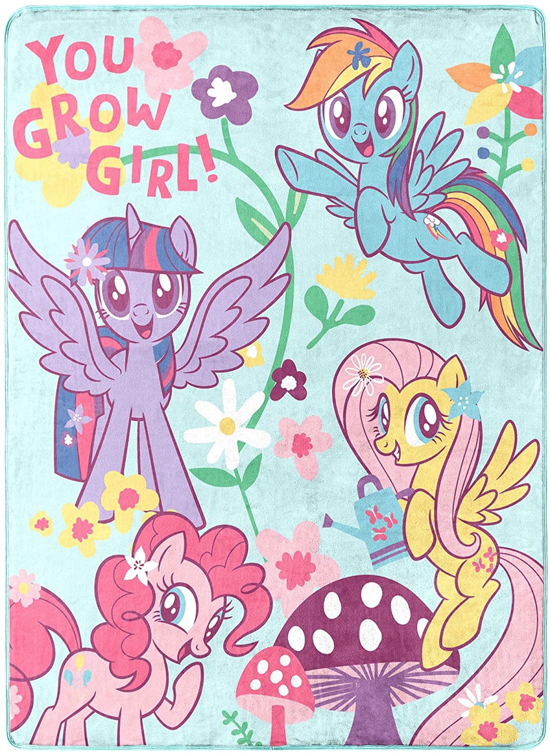 My Little Pony You Grow Girl Silk Touch Throw Blanket, 46" x, 60"