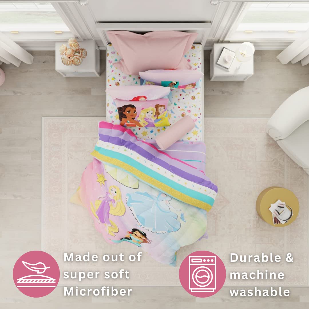 Disney Princess Ariel Twin Comforter & Sheets, 4 Piece Set