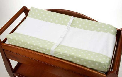 NoJo 2 Pack Dot Changing Table Cover - Ivory withSnow Dots