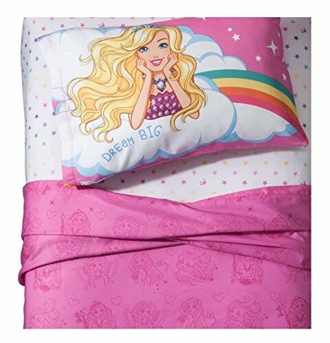 Barbie Unicorn Dreamtopia Twin Sheet Set Super Soft