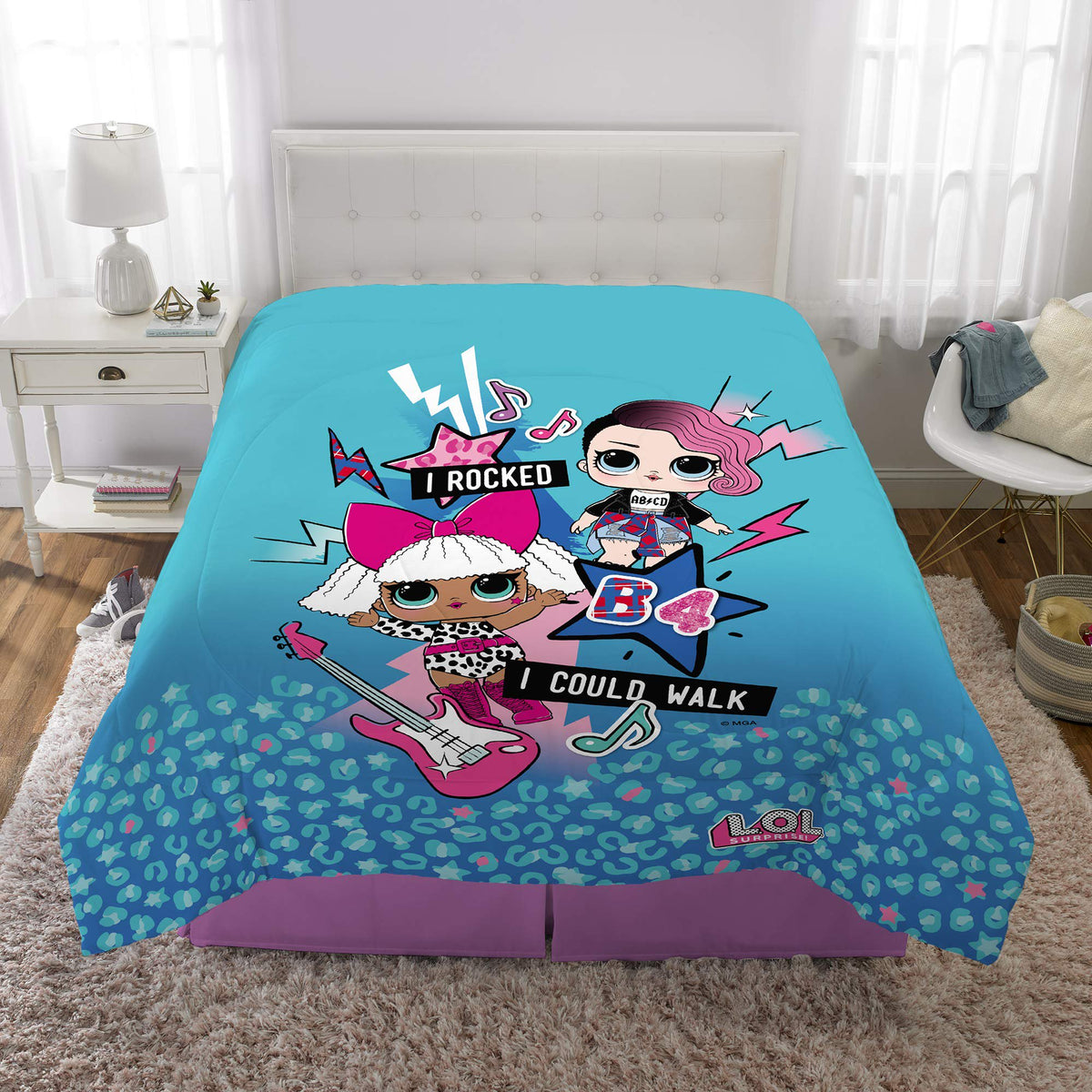 Franco Kids Bedding Reversible L.O.L. Surprise Twin/Full Comforter