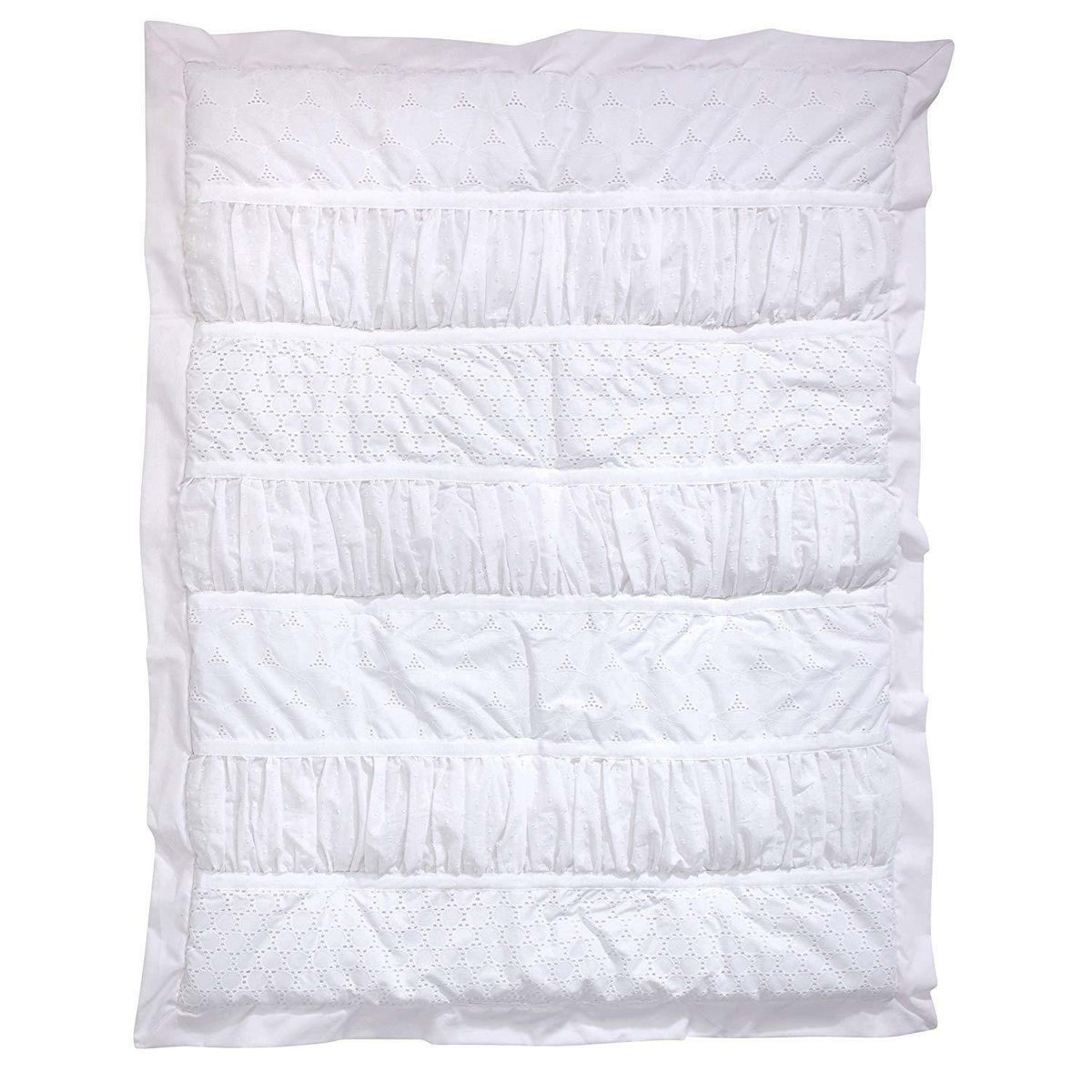 Carter's Lily 3 Piece Crib Bedding Set, White