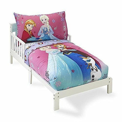 Disney Frozen 4 Piece Toddler Bedding Set, Sisters Forever