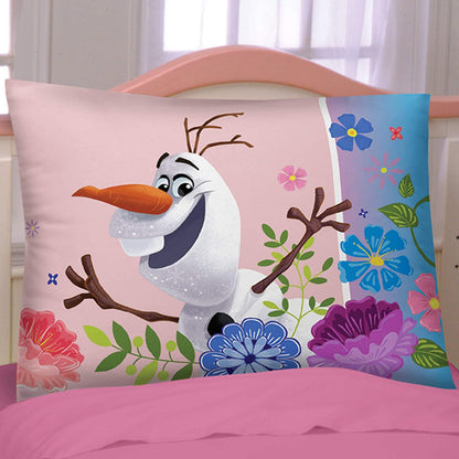 Disney Frozen Princess Reversible Pillowcase Flowering Friendship