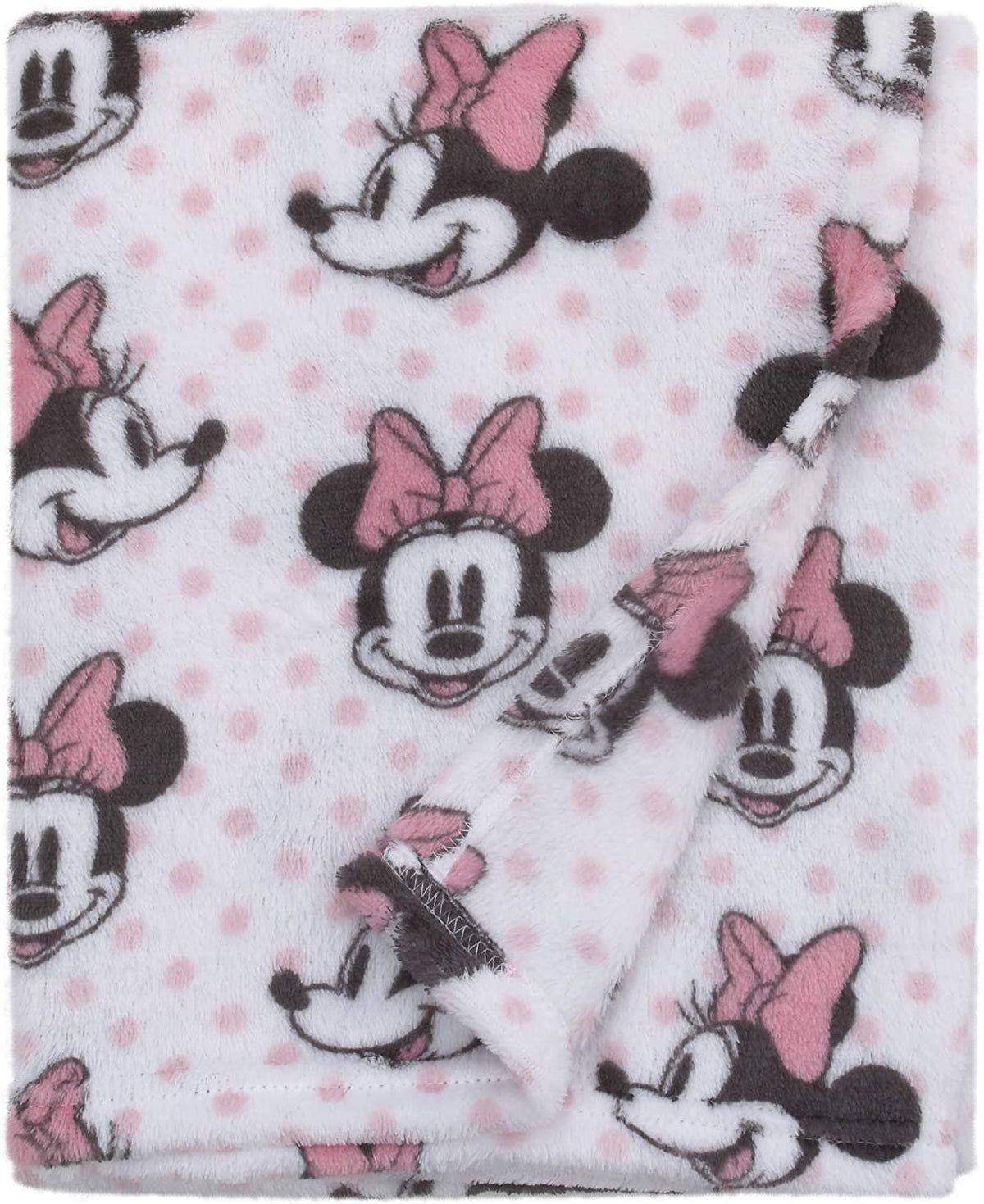 Disney Princess Pink & Purple Aurora, Snow White, & Cinderella Super Soft Baby Blanket, Pink, Purple