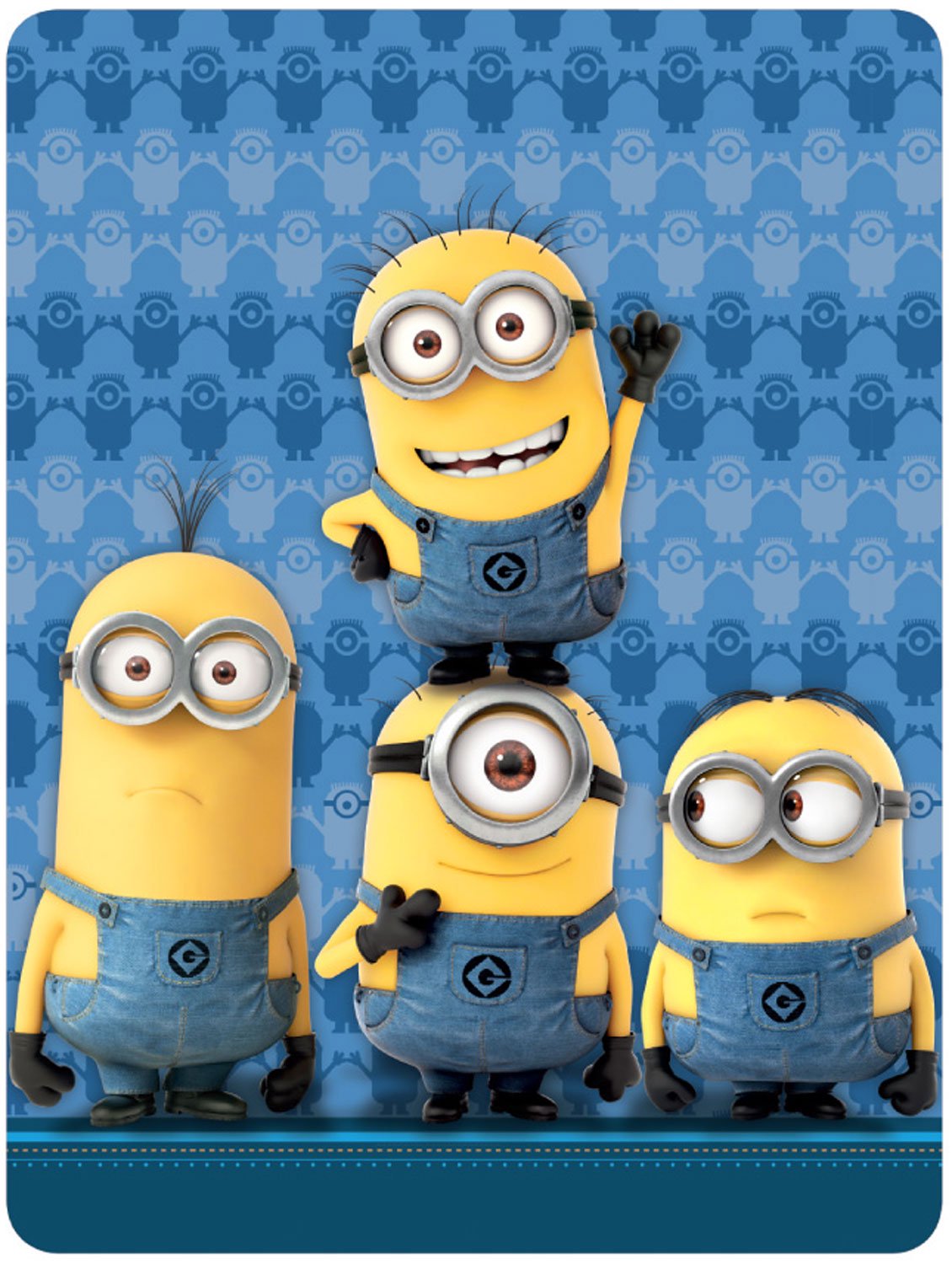 Franco Kids Minions Cheer Silk Touch Throw Blanket, 40" x 50"