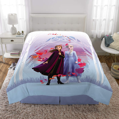 Franco Disney Frozen 2 Twin/Full Comforter, Size 72" x 86"