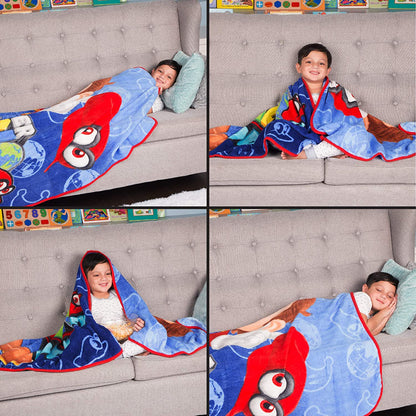 Franco  Super Mario Soft Plush Microfiber Throw, 46" x 60"